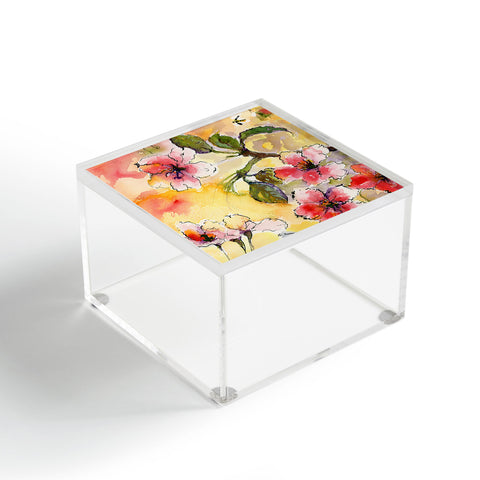 Ginette Fine Art Pink Blossoms Spring Acrylic Box