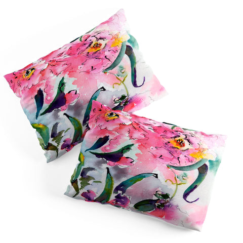 Ginette Fine Art Pink Camellias Pillow Shams