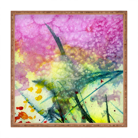 Ginette Fine Art Pink Clouds Square Tray