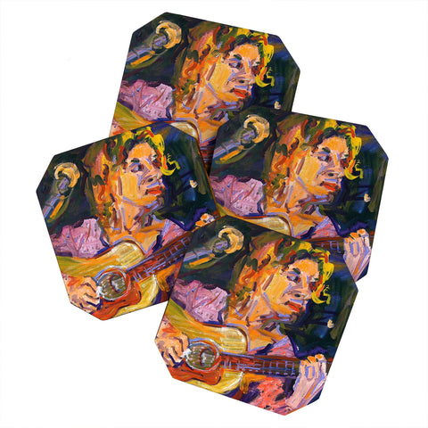 Ginette Fine Art Playing for Jimmy Coaster Set