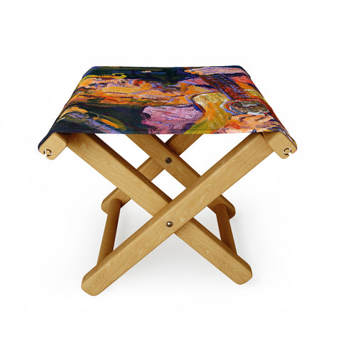 Ginette Fine Art Playing for Jimmy Folding Stool