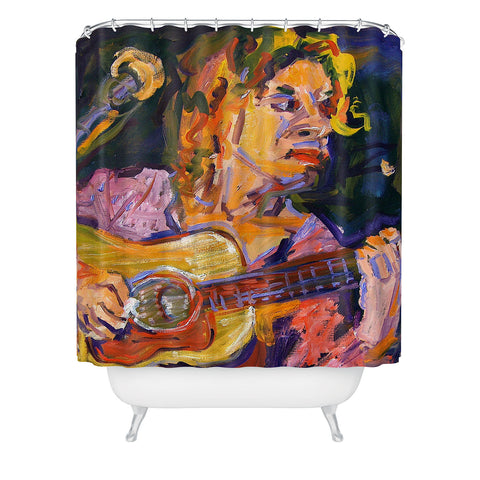 Ginette Fine Art Playing for Jimmy Shower Curtain