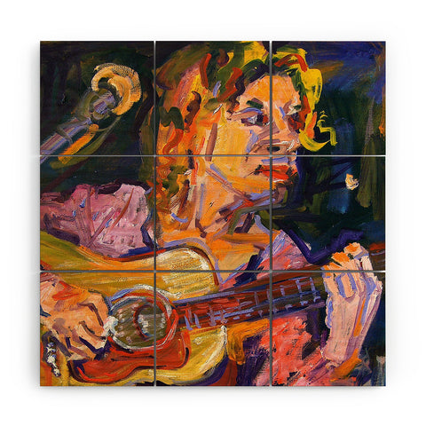 Ginette Fine Art Playing for Jimmy Wood Wall Mural