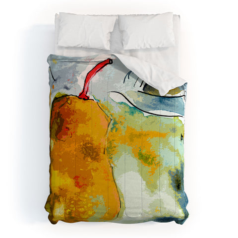 Ginette Fine Art Poire Comforter