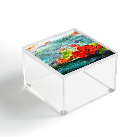 Ginette Fine Art Pool Flowers Acrylic Box