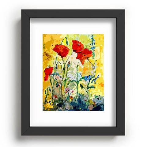 Ginette Fine Art Poppies Provence Recessed Framing Rectangle