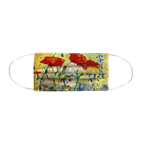 Ginette Fine Art Poppies Provence Face Mask
