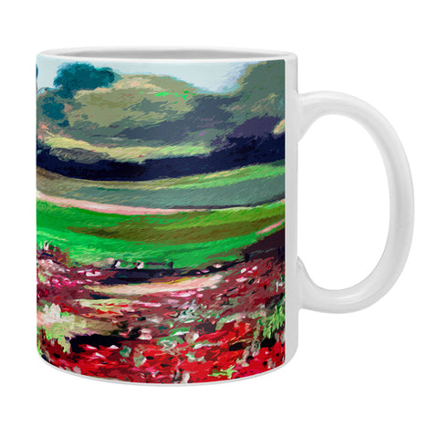 Ginette Fine Art Poppy Landscape Somme France Coffee Mug
