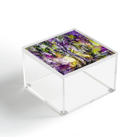 Ginette Fine Art Purple Magic Tree Acrylic Box