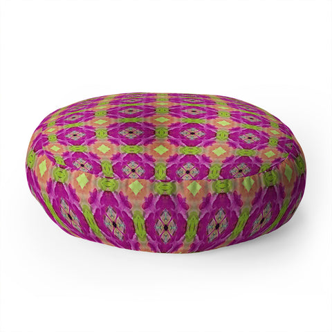 Ginette Fine Art Purple Magic Tree Floor Pillow Round