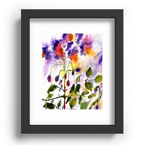 Ginette Fine Art Purple Potato Blossoms Recessed Framing Rectangle