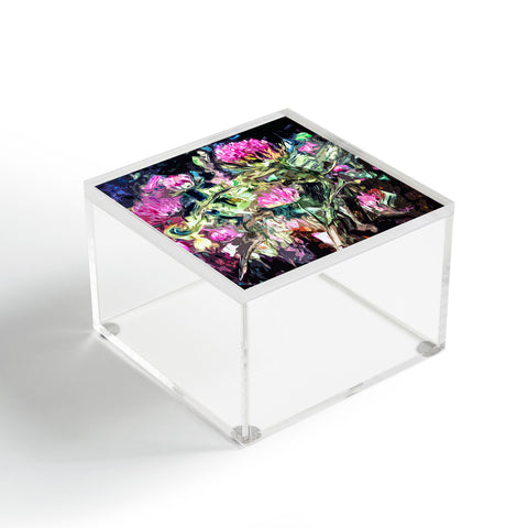 Ginette Fine Art Purple Thistles Acrylic Box