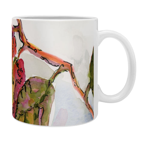 Ginette Fine Art Red Amaranth Modern Botanical Coffee Mug