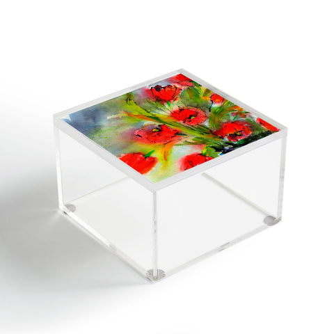 Ginette Fine Art Red Tulips 1 Acrylic Box