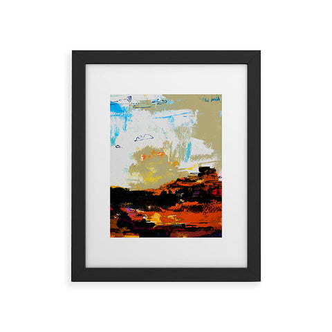 Ginette Fine Art Rock Formation Southwest Landscape 1 Framed Art Print