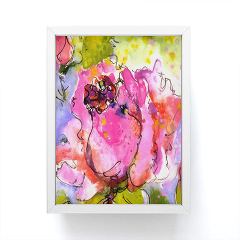 Ginette Fine Art Rose Bud Framed Mini Art Print