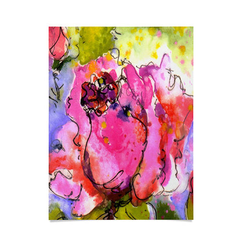 Ginette Fine Art Rose Bud Poster