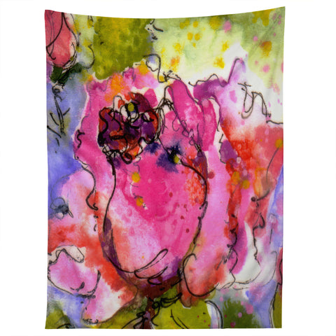 Ginette Fine Art Rose Bud Tapestry