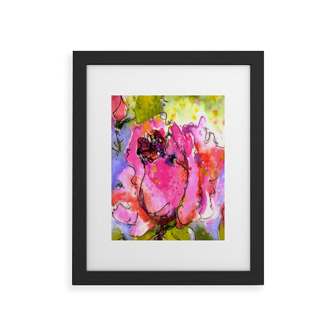 Ginette Fine Art Rose Bud Framed Art Print