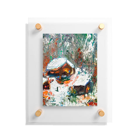 Ginette Fine Art Snowed In Floating Acrylic Print