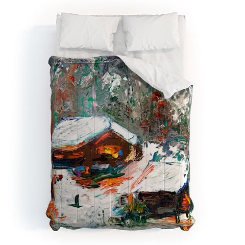 Ginette Fine Art Snowed In Comforter