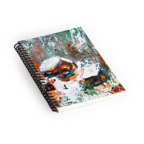Ginette Fine Art Snowed In Spiral Notebook