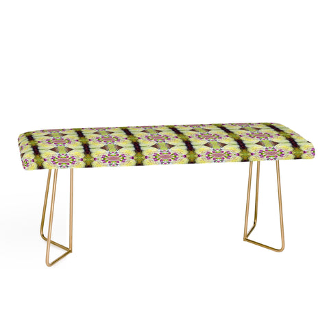 Ginette Fine Art Southern White Butterfly Bench