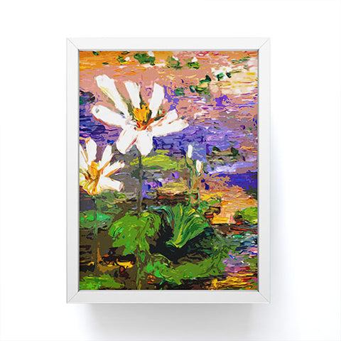 Ginette Fine Art Summer Lotus Garden Framed Mini Art Print