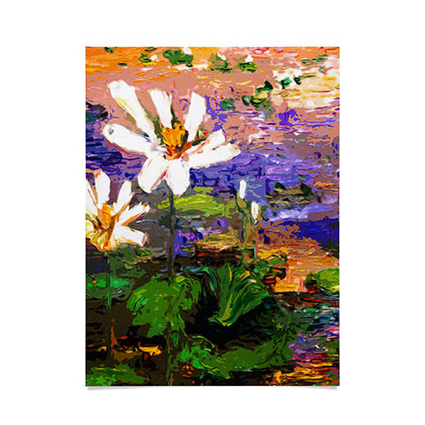 Ginette Fine Art Summer Lotus Garden Poster