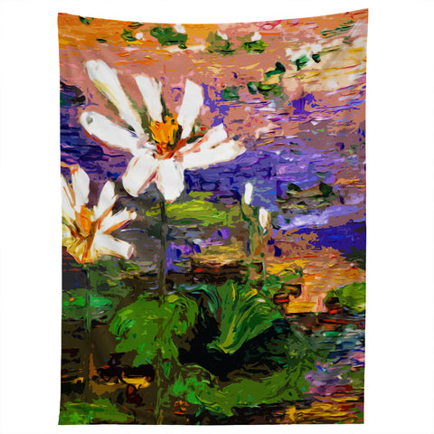 Ginette Fine Art Summer Lotus Garden Tapestry