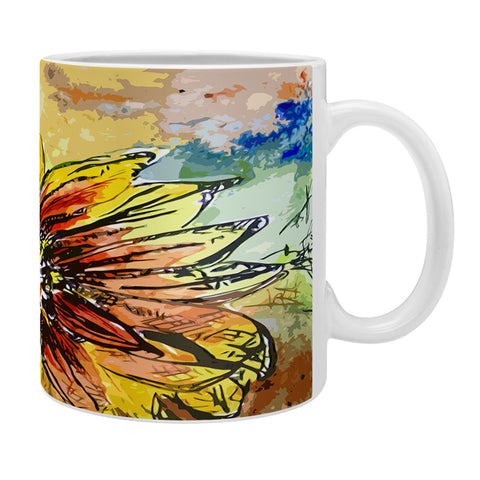 Ginette Fine Art Sunflower Moroccan Eyes Coffee Mug