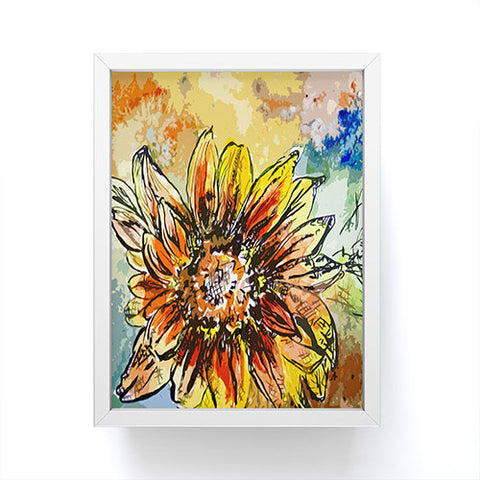 Ginette Fine Art Sunflower Moroccan Eyes Framed Mini Art Print