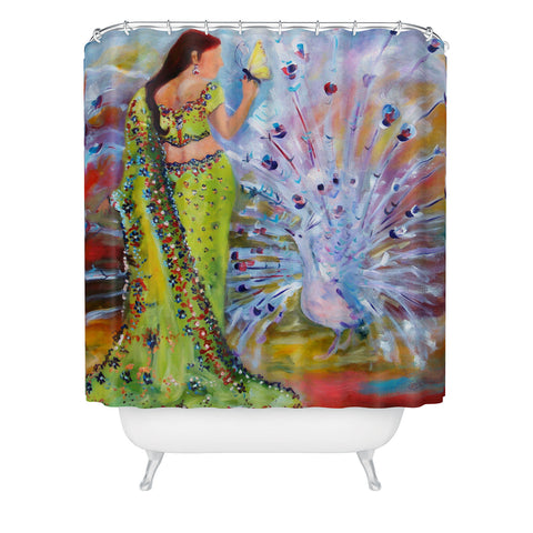 Ginette Fine Art Talking To The Animals Shower Curtain