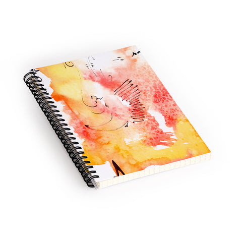 Ginette Fine Art Tangerines And Lemons Spiral Notebook