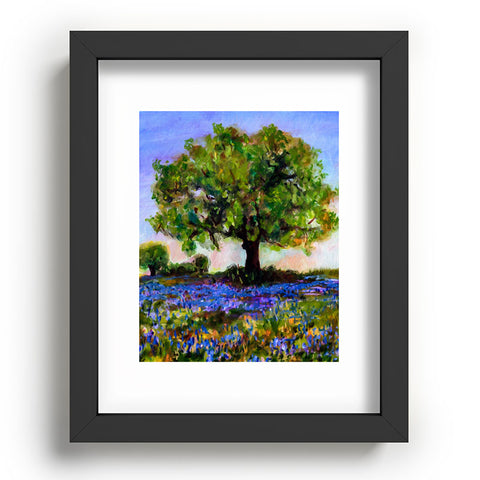 Ginette Fine Art Texas Hill Country Bluebonnets Recessed Framing Rectangle