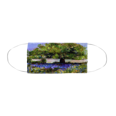 Ginette Fine Art Texas Hill Country Bluebonnets Face Mask
