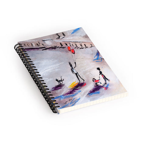 Ginette Fine Art The Last Time I Saw Paris 2 Spiral Notebook