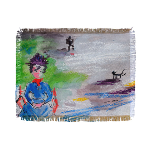 Ginette Fine Art The Last Time I Saw Paris 3 Throw Blanket