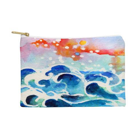 Ginette Fine Art Tides Of Time Pouch