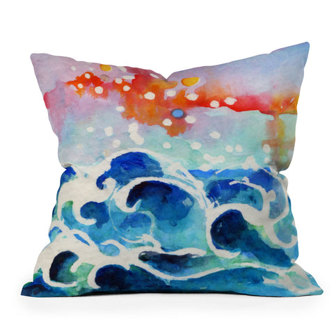 Ginette Fine Art Tides Of Time Throw Pillow