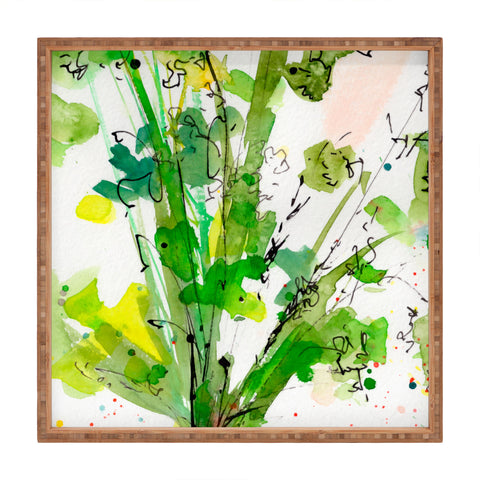 Ginette Fine Art Top Of A Carrot Square Tray