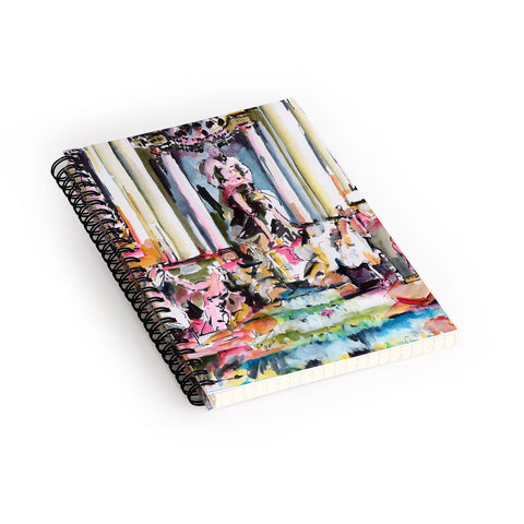 Ginette Fine Art Trevi Fountain Rome Italy 1 Spiral Notebook
