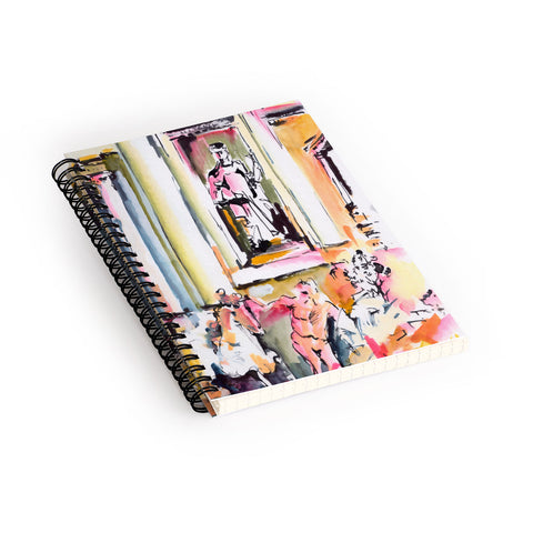 Ginette Fine Art Trevi Fountain Rome Italy 2 Spiral Notebook