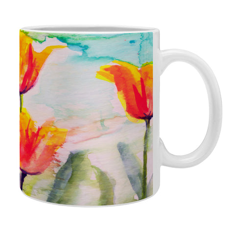 Ginette Fine Art Tulips Bells Of Spring Coffee Mug