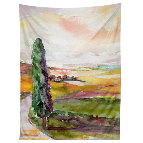 Ginette Fine Art Tuscan Morning Tapestry