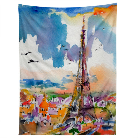 Ginette Fine Art Under Paris Skies Tapestry