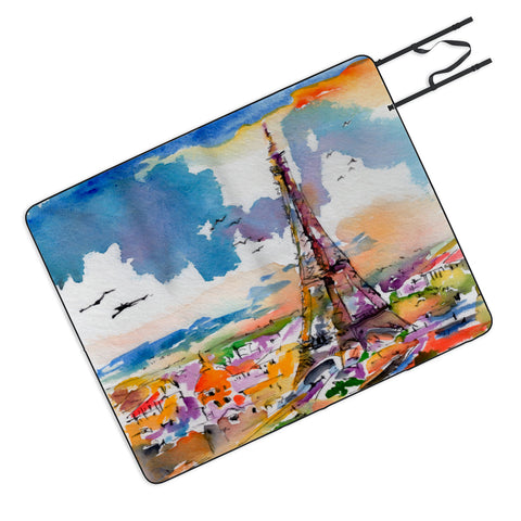 Ginette Fine Art Under Paris Skies Picnic Blanket