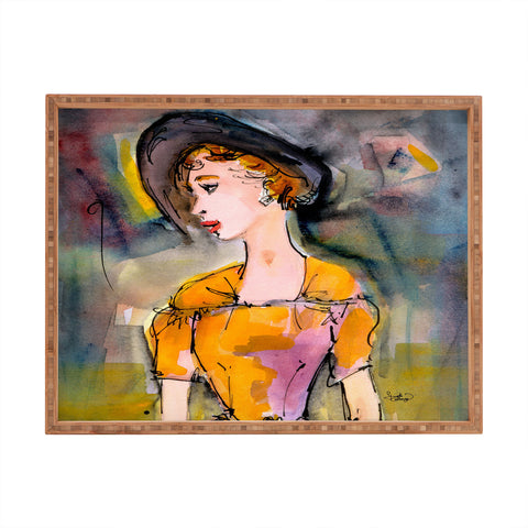 Ginette Fine Art Vintage Chic 1 Rectangular Tray