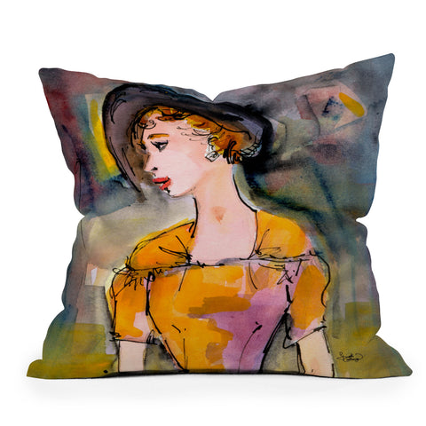 Ginette Fine Art Vintage Chic 1 Throw Pillow