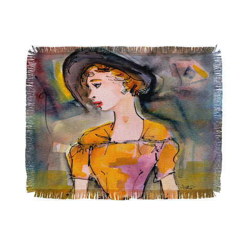 Ginette Fine Art Vintage Chic 1 Throw Blanket